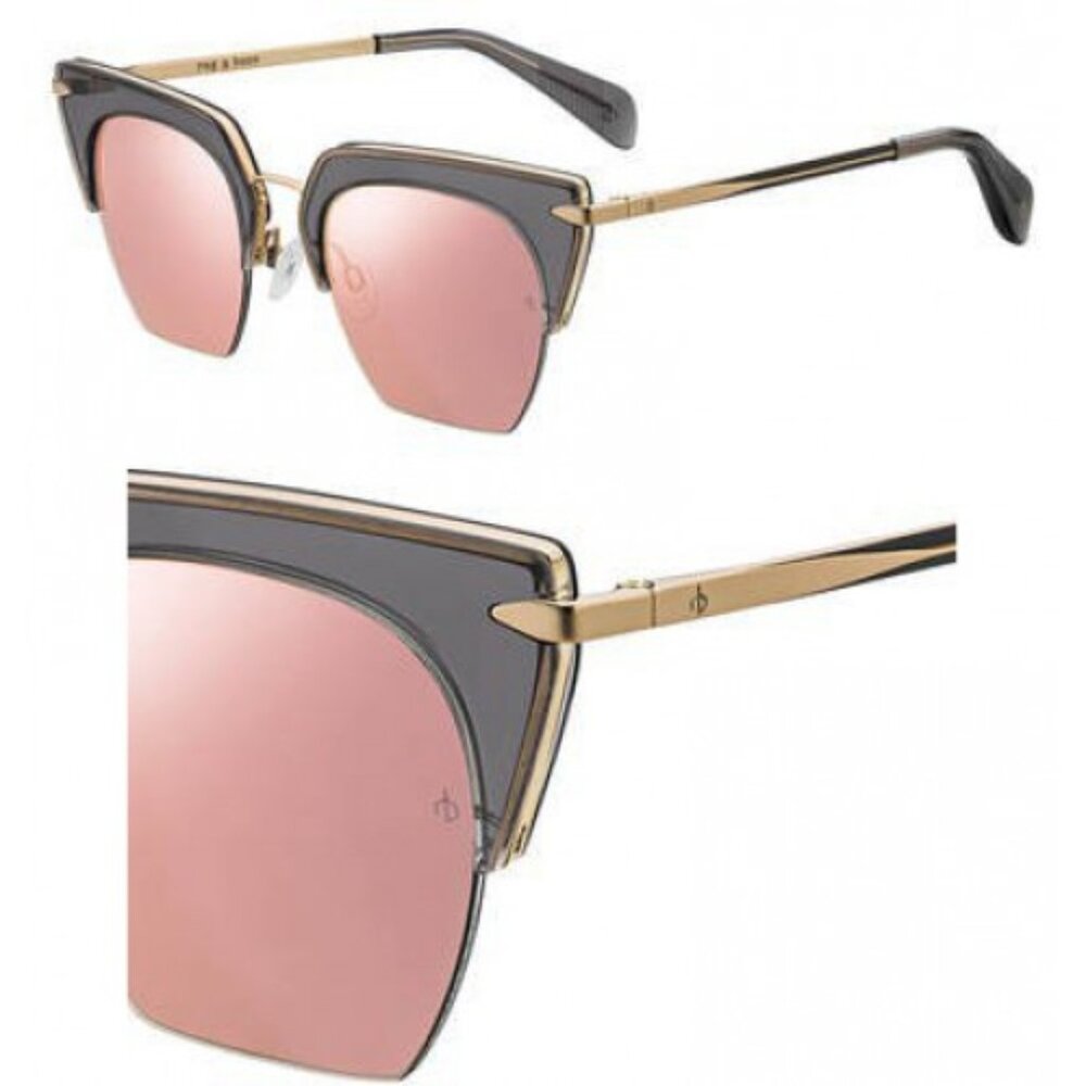 NWOT Rag & Bone Gradient Rimless Geometric Sunglasses